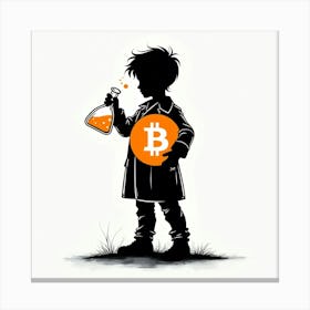 Bitcoin Child 9 Canvas Print