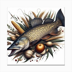 Fish of Pike Canvas Print