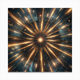 Space Explosion Canvas Print