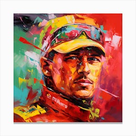 F1 Driver Canvas Print