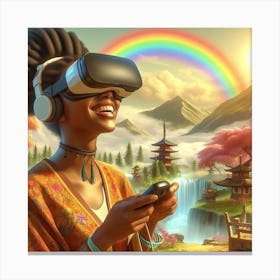 Vr Headset Canvas Print