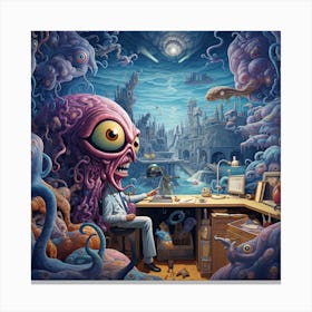 Octopus 1 Canvas Print