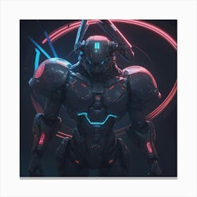 Futuristic Art Canvas Print