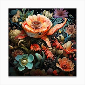 'Flora And Fauna' Canvas Print