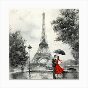 Paris Eiffel Tower 17 Canvas Print