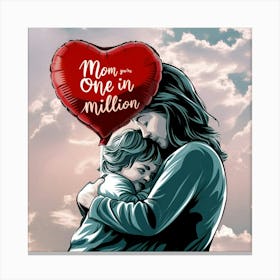 Mom One Million Canvas Print