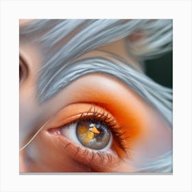 Eye Of A Woman Canvas Print