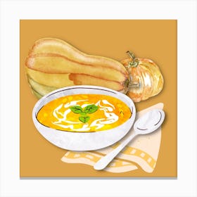 Pumpkin Cream Soup Canvas Print