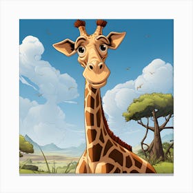 Giraffe 1 Canvas Print