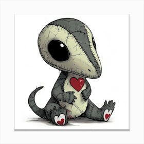 Heart Lizard Stampe su tela