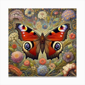 Peacock Butterfly 5 Canvas Print