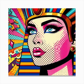 Pop Egyptian Aya Spark Canvas Print