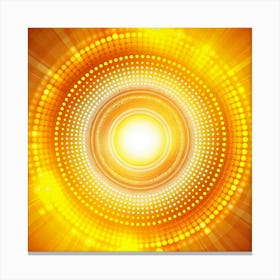 Abstract Golden Light Background Canvas Print