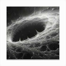 Black Hole Canvas Print
