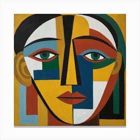 Face Of A Woman Canvas Print