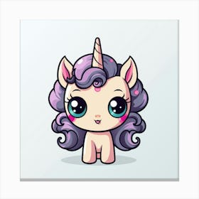 Cute Unicorn 815 Canvas Print