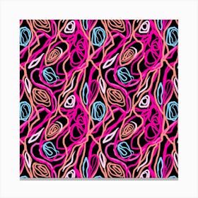 Abstract Swirls Canvas Print