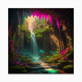 Color Explosion 1, an abstract AI art piece that bursts with vibrant hues and creates an uplifting atmosphere. Generated with AI,Art style_Amazonian,CFG Scale_3.0,Step Canvas Print