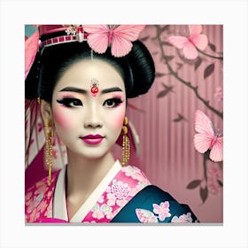 Asian Beauty 2 Canvas Print