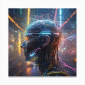 Cyborg 137 Canvas Print