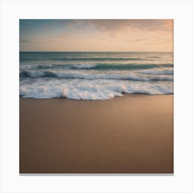 Sunset At The Beach Canvas Print