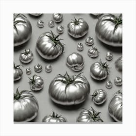 Silver Tomatoes Canvas Print