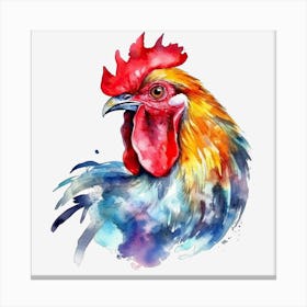 Rooster Watercolor Painting 2 Lienzos