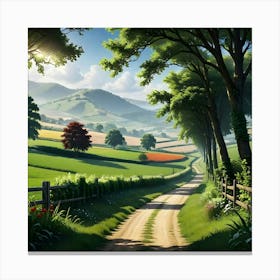 Country Road 7 Canvas Print