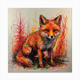 Fox 77 Canvas Print