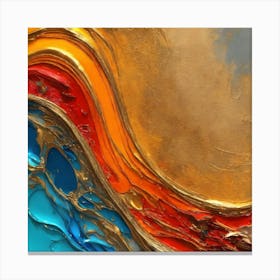 Abstract Painting Canvas Print