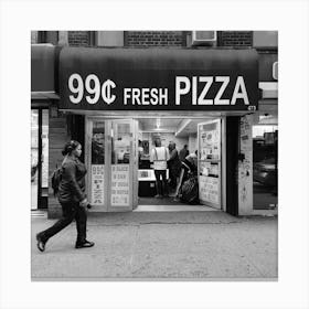 Fresh Pizza New York Canvas Print