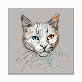 Cat Portrait Canvas Print