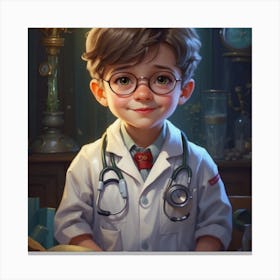 Doctor Boy Canvas Print