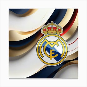 Real Madrid CF Logo Wall Art 11 Canvas Print