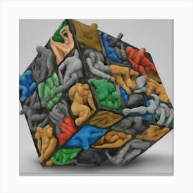 Rubik Cube 4 Canvas Print