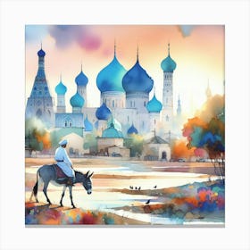 Russian City Canvas Print