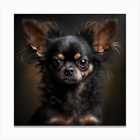 Chihuahua Portrait 3 Canvas Print