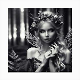 Fairy In The Forest 27 Canvas Print