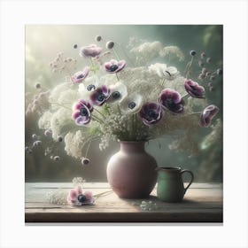 Flowers In A Vase 10 Canvas Print