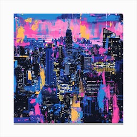 New York City Skyline 13 Canvas Print