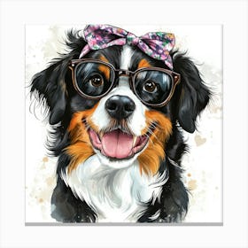 Bernese Mountain Dog 21 Canvas Print