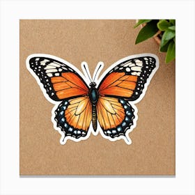 Monarch Butterfly Canvas Print