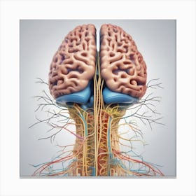 Brain And Nervous System 9 Canvas Print