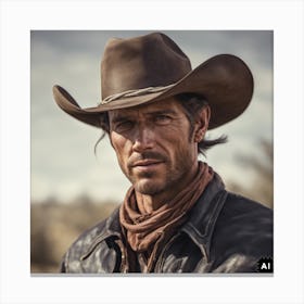 Cowboy  Canvas Print