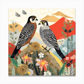 Bird In Nature Falcon 3 Canvas Print