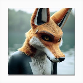 Fox Mask 13 Canvas Print