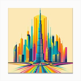 Burj Khalifa 2 Canvas Print