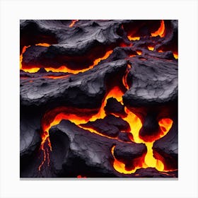 Lava Flow 4 Canvas Print