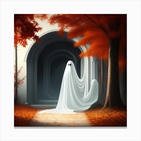 Ghost In The Woods 14 Canvas Print