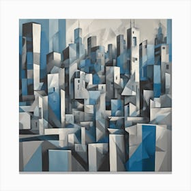 Abstract Cityscape 10 Canvas Print